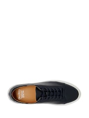 Oliver Sweeney Blue Calf Leather Cupsole Trainers - Image 4 of 5