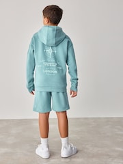 Baker by Ted Baker Graphic Hoodie And Shorts Set - Image 1 of 12