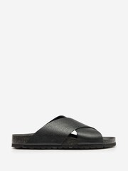 Oliver Sweeney Deer Leather Black Sandals - Image 1 of 5