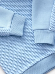 Baker by Ted Baker Blue Quilted Hoodie And Shorts Set - Image 10 of 10
