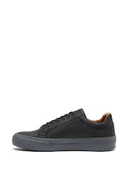 Oliver Sweeney Waxed Calf Leather Cupsole Black Trainers - Image 2 of 5