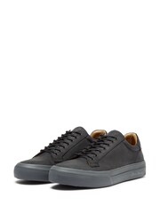 Oliver Sweeney Waxed Calf Leather Cupsole Black Trainers - Image 3 of 5
