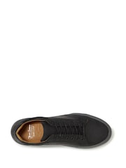 Oliver Sweeney Waxed Calf Leather Cupsole Black Trainers - Image 4 of 5