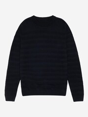 Oliver Sweeney Blue 100% Cotton Crew Neck Jumper - Image 6 of 6