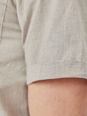 Oliver Sweeney Grey Cotton Short Sleeved Shirt - Image 5 of 7