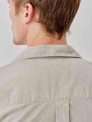 Oliver Sweeney Grey Cotton Short Sleeved Shirt - Image 6 of 7