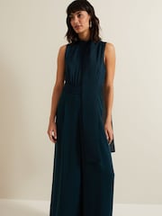 Phase Eight Green Neesa Wide Leg Jumpsuit - Image 3 of 6
