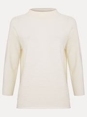 Phase Eight Cream Elise Ripple Jumper - Image 7 of 7
