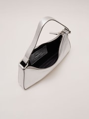 Phase Eight Metallic Leather Mini Shoulder Bag - Image 4 of 6