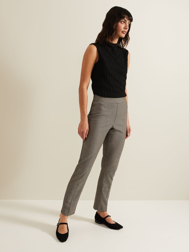 Phase Eight Black Donna Dogtooth Treggings - Image 1 of 7