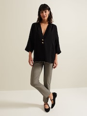 Phase Eight Black Donna Dogtooth Treggings - Image 6 of 7