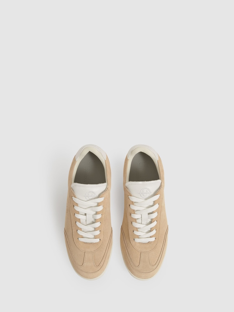Unseen Suede Lace-Up Trainers - Image 2 of 4 Unseen Suede Lace-Up Trainers - Image 2 of 4