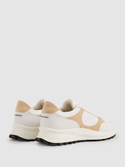 Unseen Suede Leather Colour-Block Trainers - Image 3 of 4