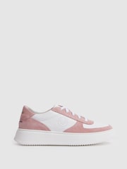 Unseen Footwear Suede and Leather Trainers - Image 1 of 4