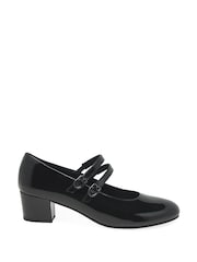 Gabor Belva Patent Court Black Shoes - Image 1 of 5