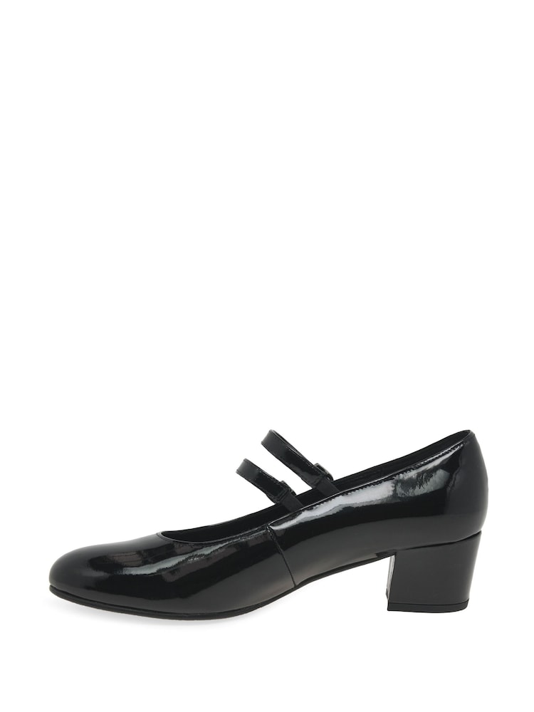 Gabor Belva Patent Court Black Shoes - Image 2 of 5