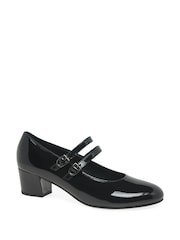 Gabor Belva Patent Court Black Shoes - Image 3 of 5