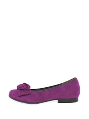Gabor Picnic Suede Ballerina Style Shoes - Image 4 of 5
