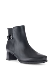 Gabor Kathleen Leather Ankle Boots - Image 3 of 5