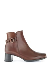 Gabor Kathleen Leather Ankle Boots - Image 1 of 5