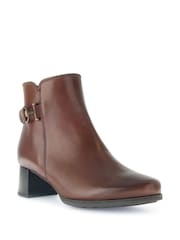 Gabor Kathleen Leather Ankle Boots - Image 3 of 5