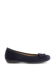 Gabor Raven Suede Ballerina Style Shoes - Image 1 of 5