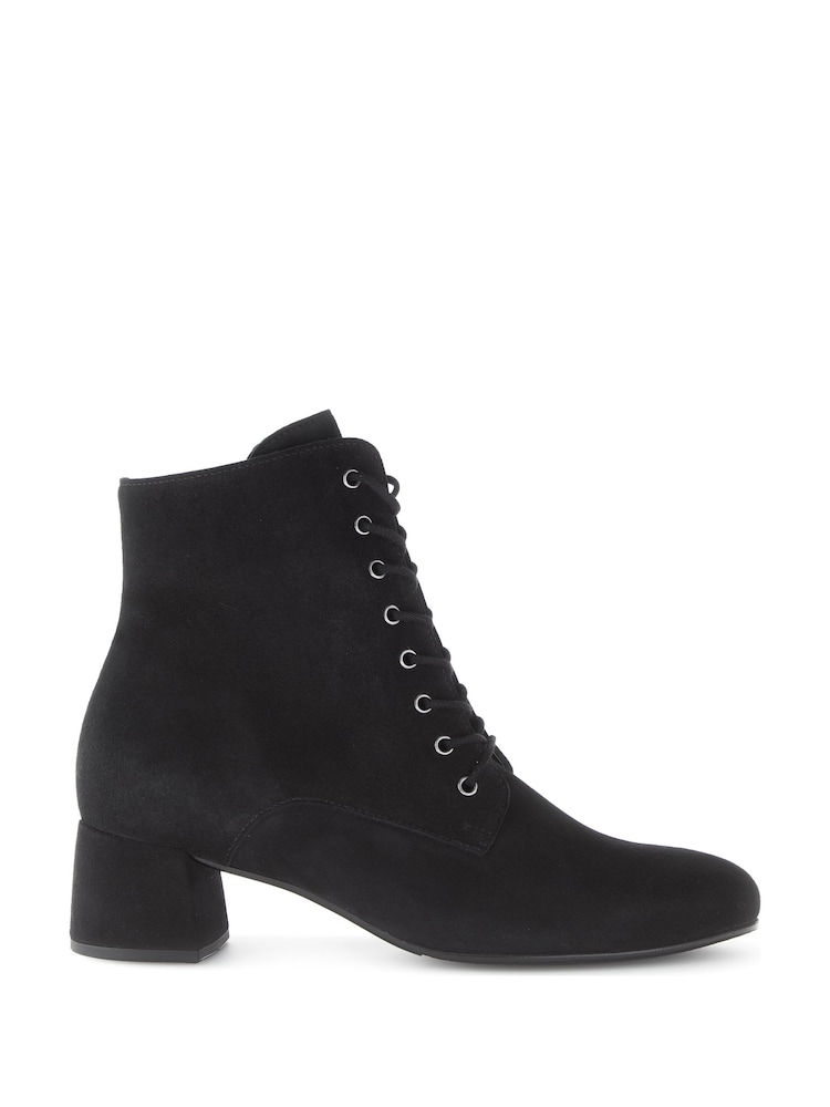 Gabor Aspen Suede Ankle Black Boots - Image 1 of 4
