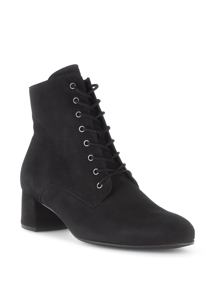 Gabor Aspen Suede Ankle Black Boots - Image 3 of 4