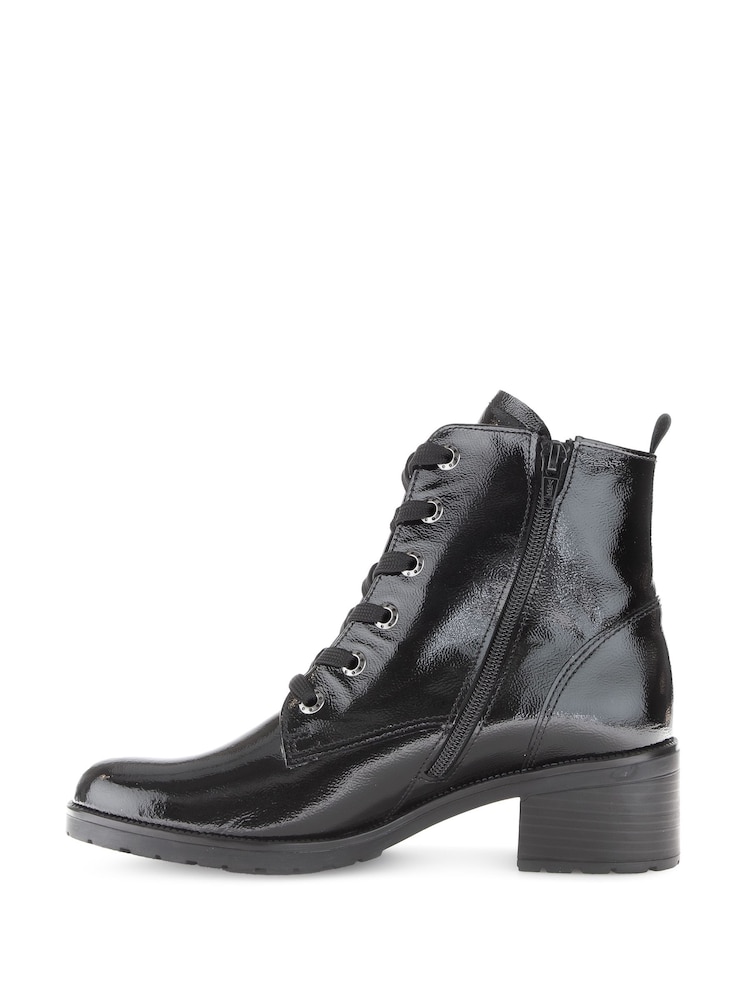 Gabor Jolyon Patent Ankle Boots - Image 2 of 5