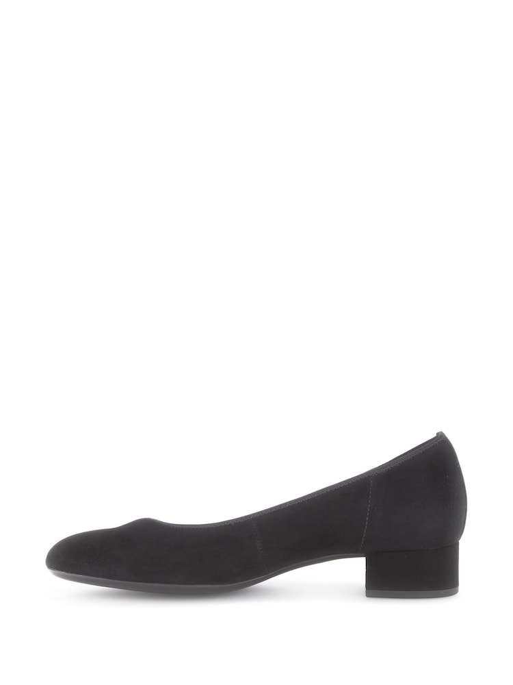 Gabor Dimbar Suede Slip On Court Shoes - Image 2 of 5