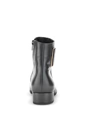 Gabor Balm Leather Ankle Black Boots - Image 3 of 5