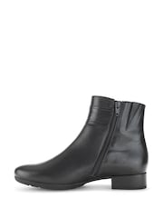 Gabor Balm Leather Ankle Black Boots - Image 4 of 5