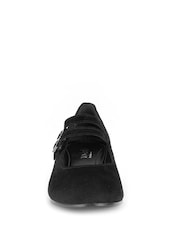 Gabor Belva Suede Court Black Shoes - Image 4 of 5