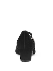 Gabor Belva Suede Court Black Shoes - Image 5 of 5