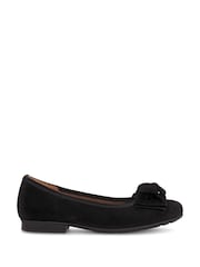 Gabor Picnic Suede Ballerina Style Shoes - Image 1 of 5