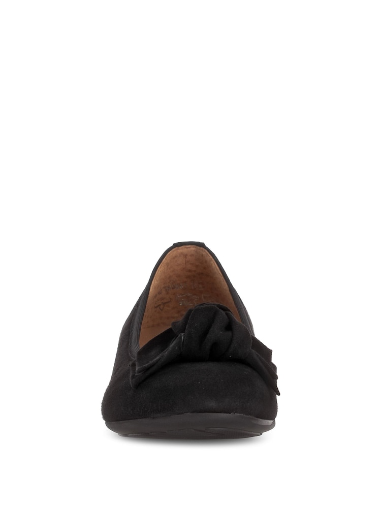 Gabor Picnic Suede Ballerina Style Shoes - Image 5 of 5 Gabor Picnic Suede Ballerina Style Shoes - Image 5 of 5