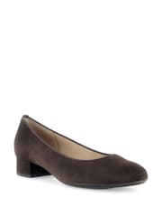 Gabor Dimbar Suede Slip On Court Shoes - Image 3 of 5