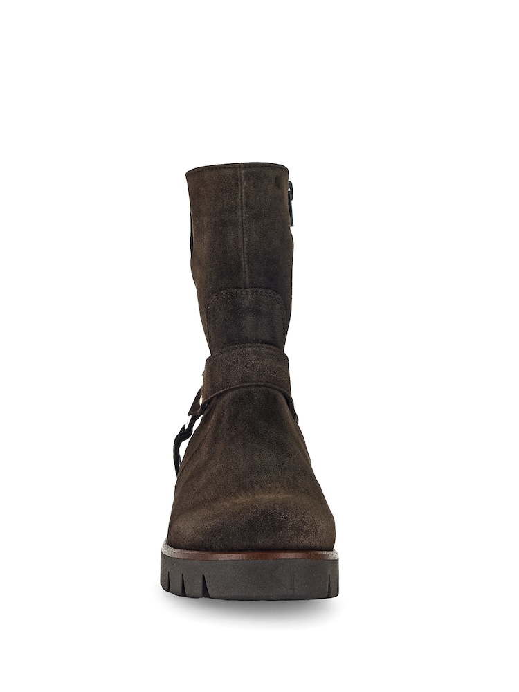 Gabor Burford English Suede Ankle Brown Boots - Image 4 of 5