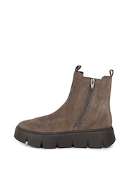 Gabor Brown Custom Leather Ankle Boots - Image 4 of 5