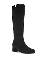 Gabor Calf Fit Medium Ashby Long Legged Suede Black Boots - Image 3 of 5