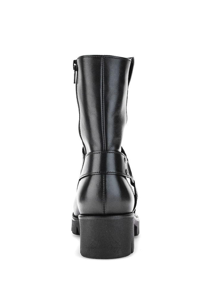 Gabor Burford Leather Ankle Black Boots - Image 5 of 5