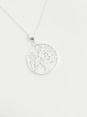 Simply Silver Silver Tone 925 Tree of Life Pendant Necklace - Image 2 of 3