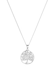Simply Silver Silver Tone 925 Tree of Life Pendant Necklace - Image 3 of 3