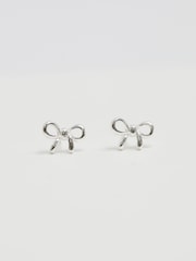 Simply Silver Silver Tone Sterling 925 Polished Bow Stud Earrings - Image 2 of 4