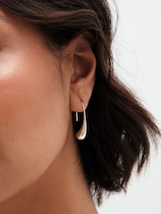 Simply Silver Silver Tone Sterling 925 Polished Fluid Drop Earrings - Image 1 of 4