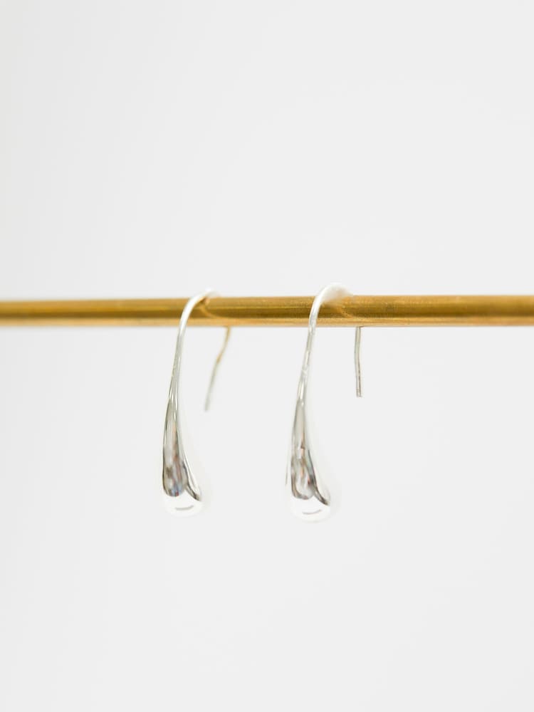 Simply Silver Silver Tone Sterling 925 Polished Fluid Drop Earrings - Image 4 of 4