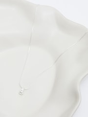 Simply Silver Silver Tone Sterling 925 Polished Nugget Necklace - Image 1 of 3
