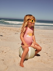 Pink Sunshine Frill Leg Swimsuit (3mths-7yrs) - Image 4 of 8
