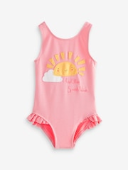 Pink Sunshine Frill Leg Swimsuit (3mths-7yrs) - Image 5 of 8