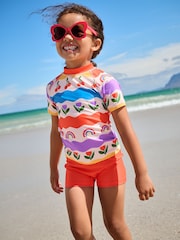 Multi Rainbow Sunsafe Rash Vest Set (3mths-7yrs) - Image 1 of 8